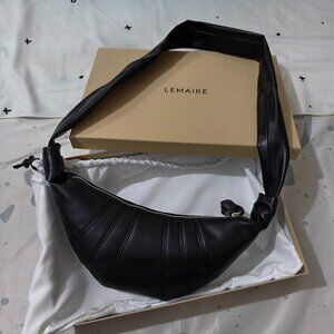 Lemaire Black Croissant Bag